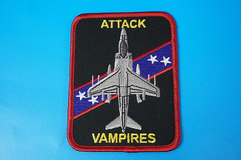 Patch USAF F-15 Vampire ATTACK Square without hook and loop