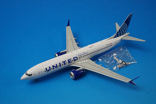 1:200 B737 MAX 8 UNITED Being United Together N27261 G2UAL1086 Gemini airplane model