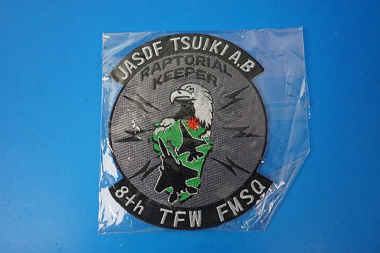 Patch JASDF 8th TFW FMSQ Tsuiki A.B RAPTORIAL KEEPER without hook and loop