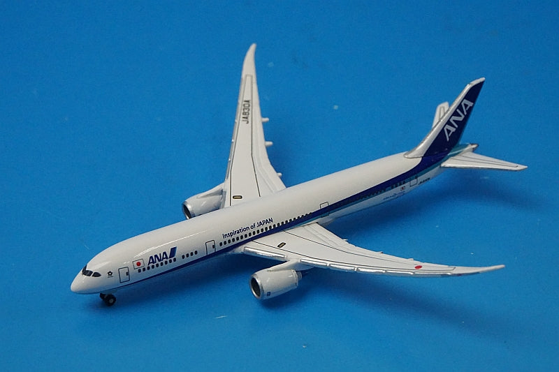 1:1000 B787-9 ANA Inspiration of JAPAN Main wing aerial attitude JA830A NH10032 ANA airplane model