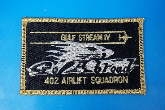 Patch JASDF U-4 402 Airlift SQ GULF STREAM IV Iruma Air Base with hook and loop
