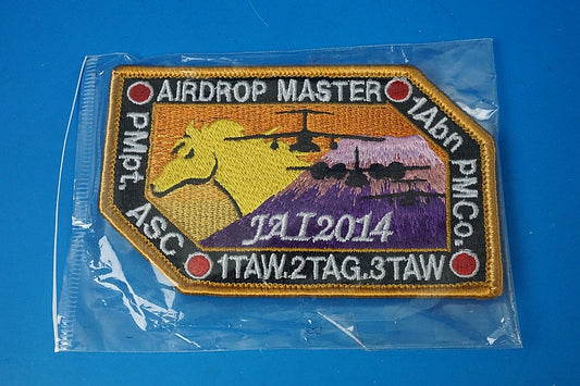 Patch JASDF Air Support Command Airdrop Master JAI2014 High Visibility with hook and loop