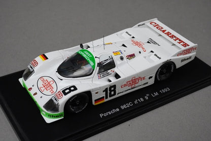 1:43 SPARK S1918 Porsche 962C #18 9th LM 1993 model car