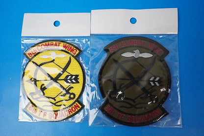 Patch JASDF 8th Air Wing 6th Squadron High Visibility Low Visibility 2 Piece Set with / without hook and loop