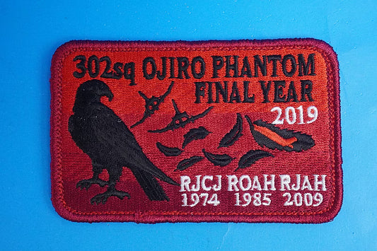 Patch JASDF Phantom Final Year 2019 Eagle with hook and loop