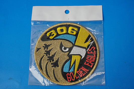 Patch JASDF 306th Tactical Fighter Squadron "Golden Eagles" (No Velcro)