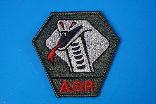 Patch JASDF AGR Tactical Fighter Training Group Aggressor Komatsu Base Shoulder Patch Green without hook and loop