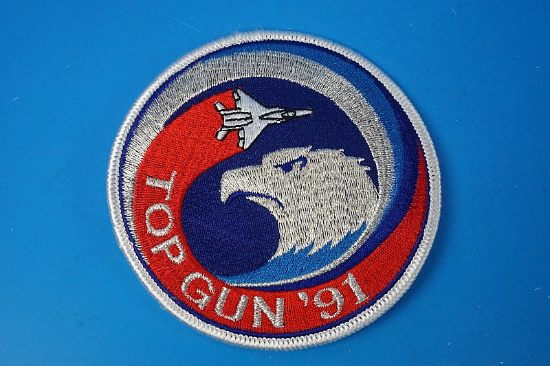 Patch JASDF F-15 306SQ TOPGUN 1991 Komatsu A.B. without hook and loop