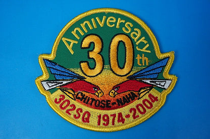 Patch JASDF 302SQ 1974-2004 30th Anniversary Haliaeetus albicilla without hook and loop