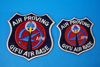 Patch JASDF ADTW AIR PROVING Gifu base Large and Small 2set without hook and loop