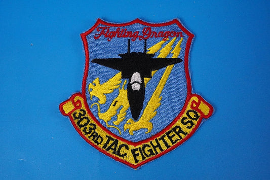 Patch JASDF 303rd TAC FIGHTER SQ Fighting Dragon Komatsu base without hook and loop