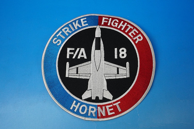 Patch USAF F/A-18 Hornet Strike Fighter Big Size without hook and loop