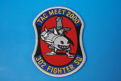 Patch JASDF 302 Fighter SQ TAC MEET 2000 Spook with hook and loop