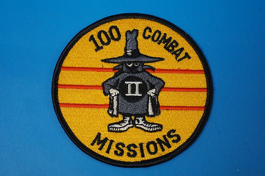 Patch USAF 100 COMBAT MISSIONS Spook without hook and loop