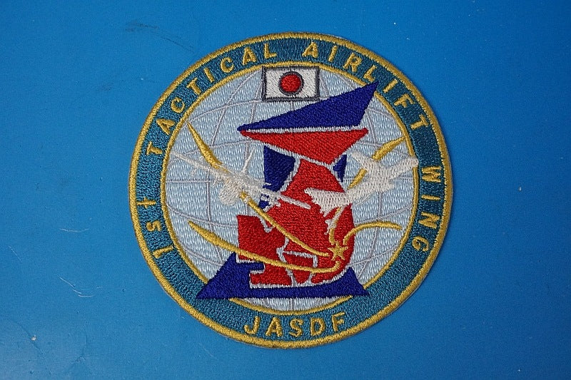 Patch JASDF (Japan Air Self-Defense Force) 1st Transport Air Wing, Komaki Air Base without hook and loop