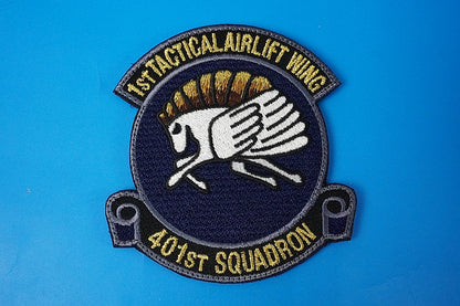 Patch JASDF 1st Tactical Airlift Wing 401st Squadron Komaki A.B. Pegasus high visibility with hook and loop