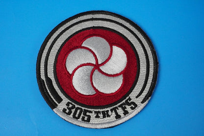 Patch JASDF 7th AW 305th TFS UMEGUMI Background Gray (Big) with hook and loop