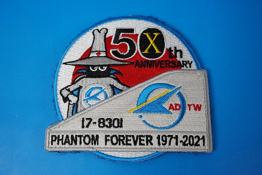 Patch JASDF ADTW 50th Anniversary Phantom Forever #17-8301 Tail Patch Spook with hook and loop