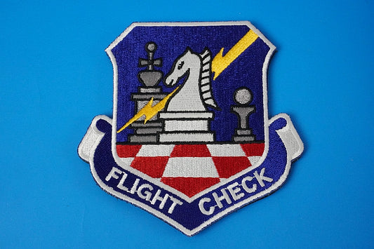 Patch JASDF FLIGHT CHECK Flight Check IRUMA A.B. High Visibility with hook and loop