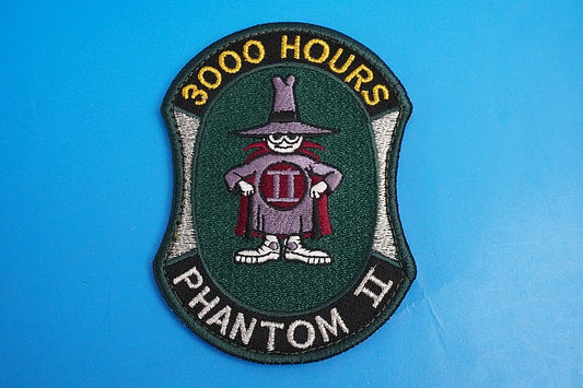 Patch JASDF F-4EJ Kai Phantom II 3000 flight hours Spook Low Visibility with hook and loop