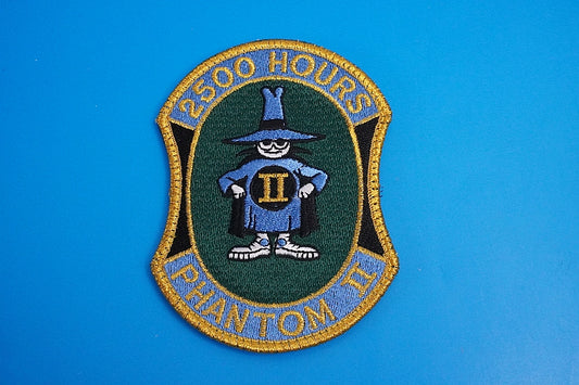 Patch JASDF F-4EJ Phantom II 2500 flight hours Spook Low Visibility with hook and loop