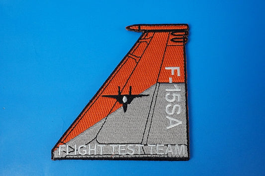 Patch USAF F-15SA FLIGHT TEST TEAM Vertical Stabilizer Patch with hook and loop