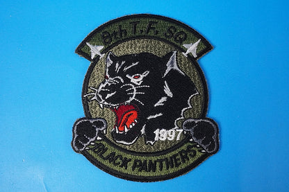 Patch JASDF 8TFSQ BLACK PANTHERS 1997 Tsukiro Low Visibility without hook and loop