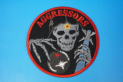 Patch JASDF Aggressor Skull without hook and loop