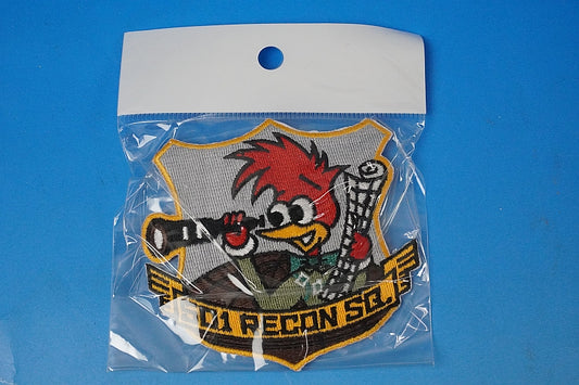 Patch JASDF 501st RECON SQ Momori Air Base Woody Woodpecker Low Visibility without hook and loop