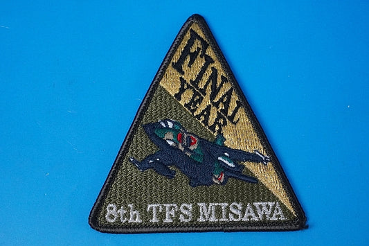 Patch JASDF 8TFS Final Year Misawa Triangle without hook and loop