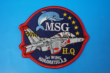 Patch JASDF T-4 Red Dolphin 1st Wing Hamamatsu AB without hook and loop