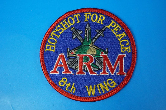 Patch JASDF 8AW ARM HOTSHOT FOR PEACE without hook and loop