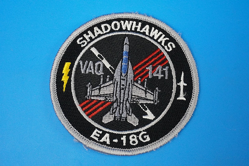 Patch USN VAQ-141 Shadow Hawks EA-18G without hook and loop