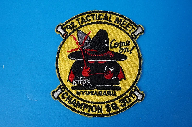 Patch JASDF 301st Squadron TAC MEET/Competition ’92 Champion Spook Nittawara Air Base No Velcro