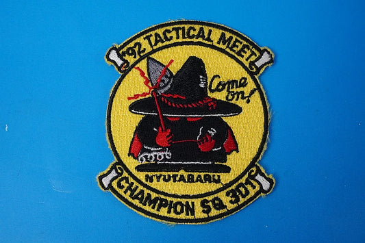Patch JASDF 301st Squadron TAC MEET/Competition ’92 Champion Spook Nittawara Air Base No Velcro