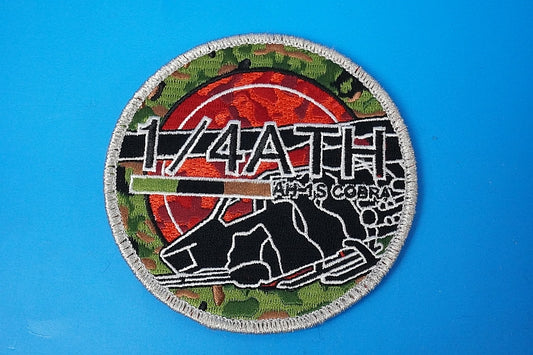 Patch JGSDF 1/4ATH 4th Battle Helicopter Air Corps AH-1S Cobra with hook and loop