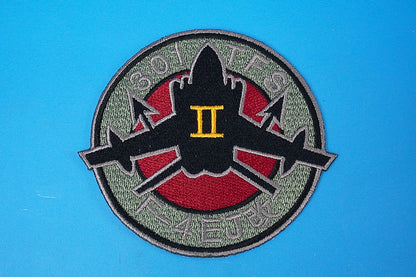 Patch JASDF F-4EJ Kai Phantom II 301TFS Nyutabaru Air Base low visibility without hook and loop