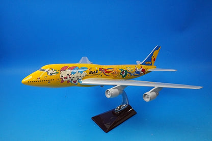 1:155 B747-400 ANA Pokemon Pikachu Jumbo JA8957 airplane model