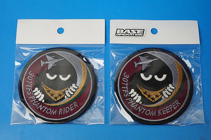 Patch JASDF Air Self-Defense Force 301st Squadron Phantom Keeper Phantom Rider Spook 2-Piece Set with Velcro