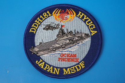 Patch JMSDF DDH181 destroyer NYUGA OCEAN PHOENIX with hook and loop