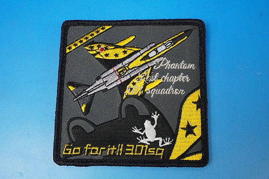 Patch JASDF 301SQ go for it Phantom Last Chapter Hyakuri Base Square with hook and loop