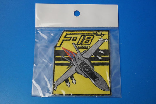 Patch USN US Navy F-18 Hornet Square Headgear (No Velcro)