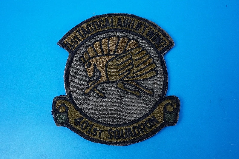 Patch JASDF 1st Tactical Airlift Group 401Tst SQ Komaki Base Pegasus low visibility with hook and loop