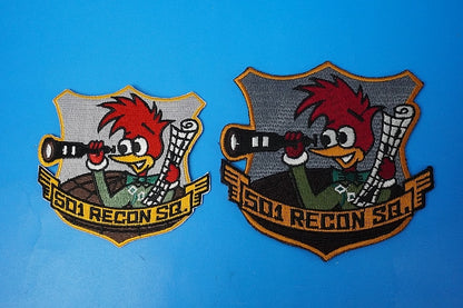 Patch JASDF Woodpecker High Visibility Low Visibility 2 piece set without hook and loop