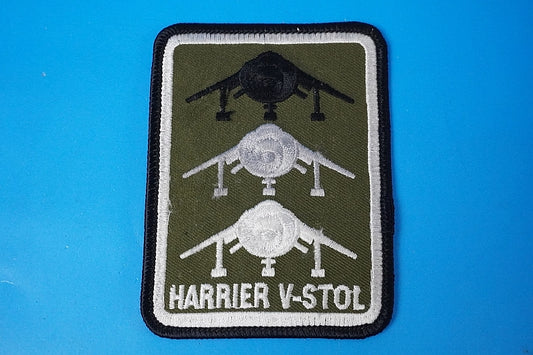 Patch USAF Hawker Siddeley Harrier V-STOL Square without hook and loop