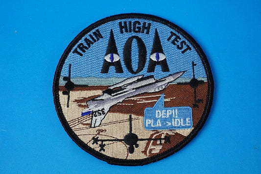 Patch JASDF F-4 Phantom TRAIN HIGH TEST AOA #47-8352 with hook and loop