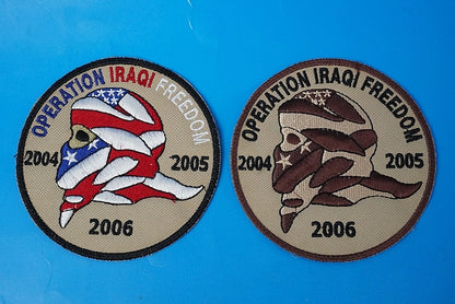 Patch USN Operation Iraqi Freedom 2004 2005 2006 2Set without hook and loop