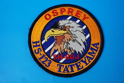 Patch JMSDF HS-123 Osprey SH-60J Tateyama Air Base with hook and loop