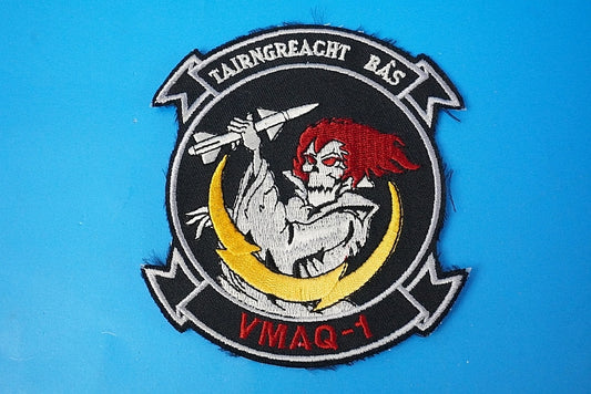 Patch USMC VMAQ-1 1st Tactical Electronic Warfare Squadron Samurai Version with hook and loop