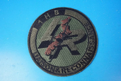 Patch JGSDF Ground Self-Defense Force 1st Helicopter Group LR-1 Kisarazu Garrison Low-Visibility, No Velcro